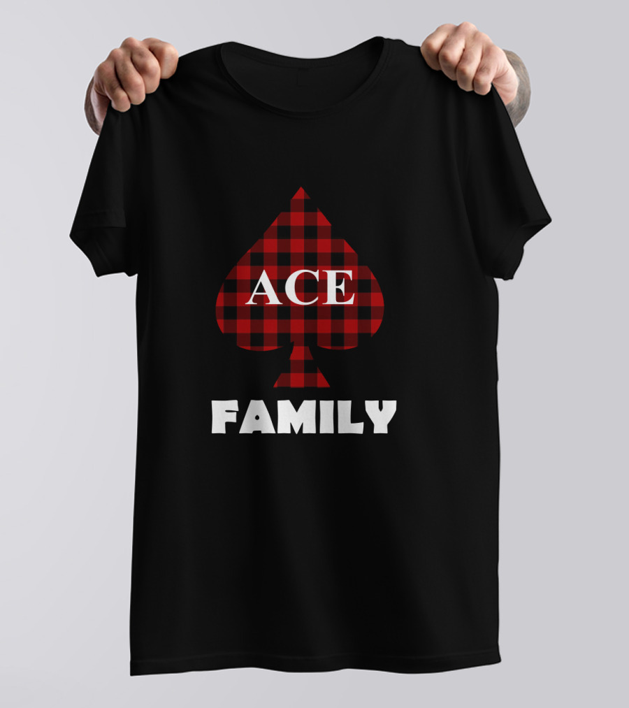 Ace Family Plaid Spade T-Shirt