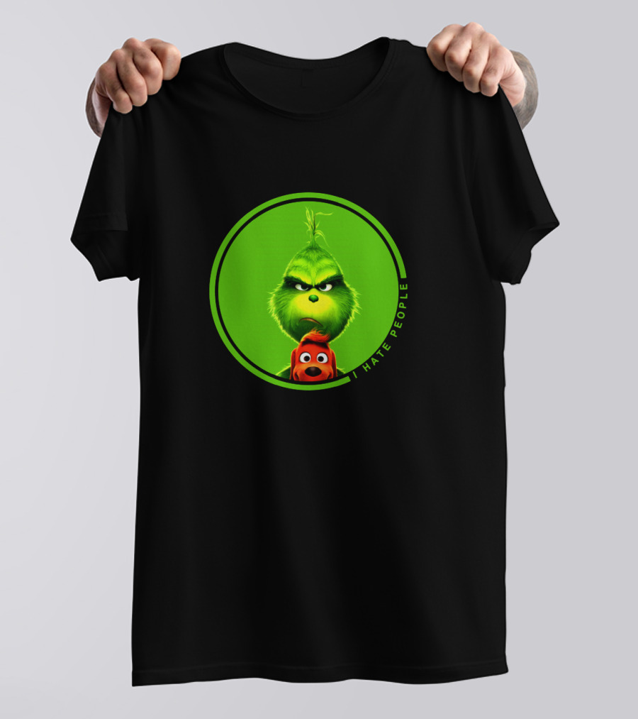 The Grinch I Hate People Christmas Movies Max T-Shirt