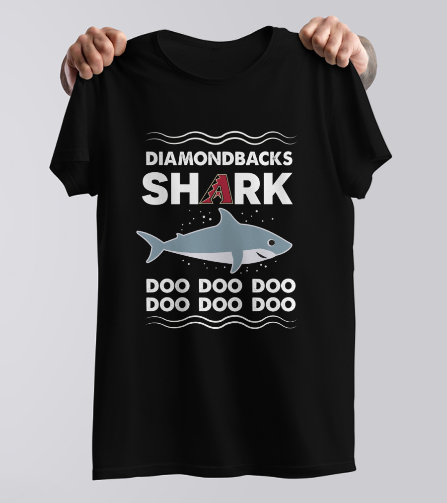 Arizona Diamondbacks Shark Doo Doo Baseball Themed T-Shirt