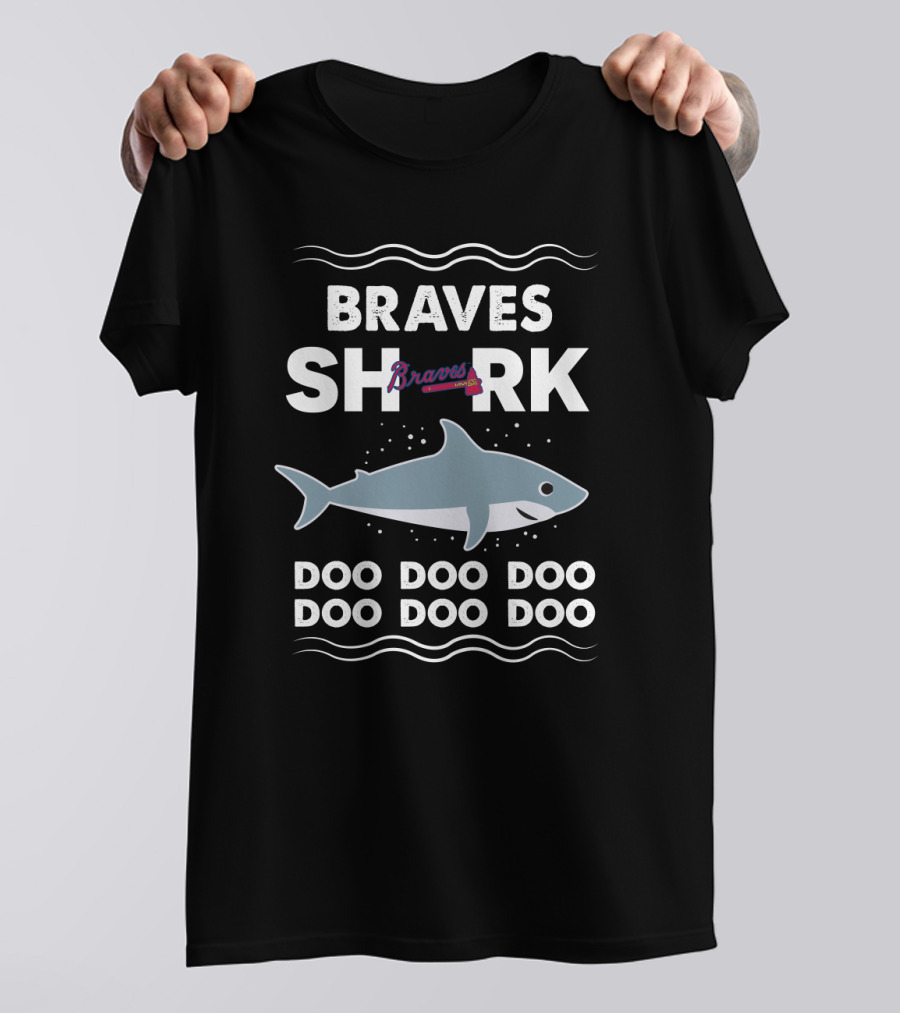 Braves Shark Doo Doo Doo Baseball Team T-Shirt