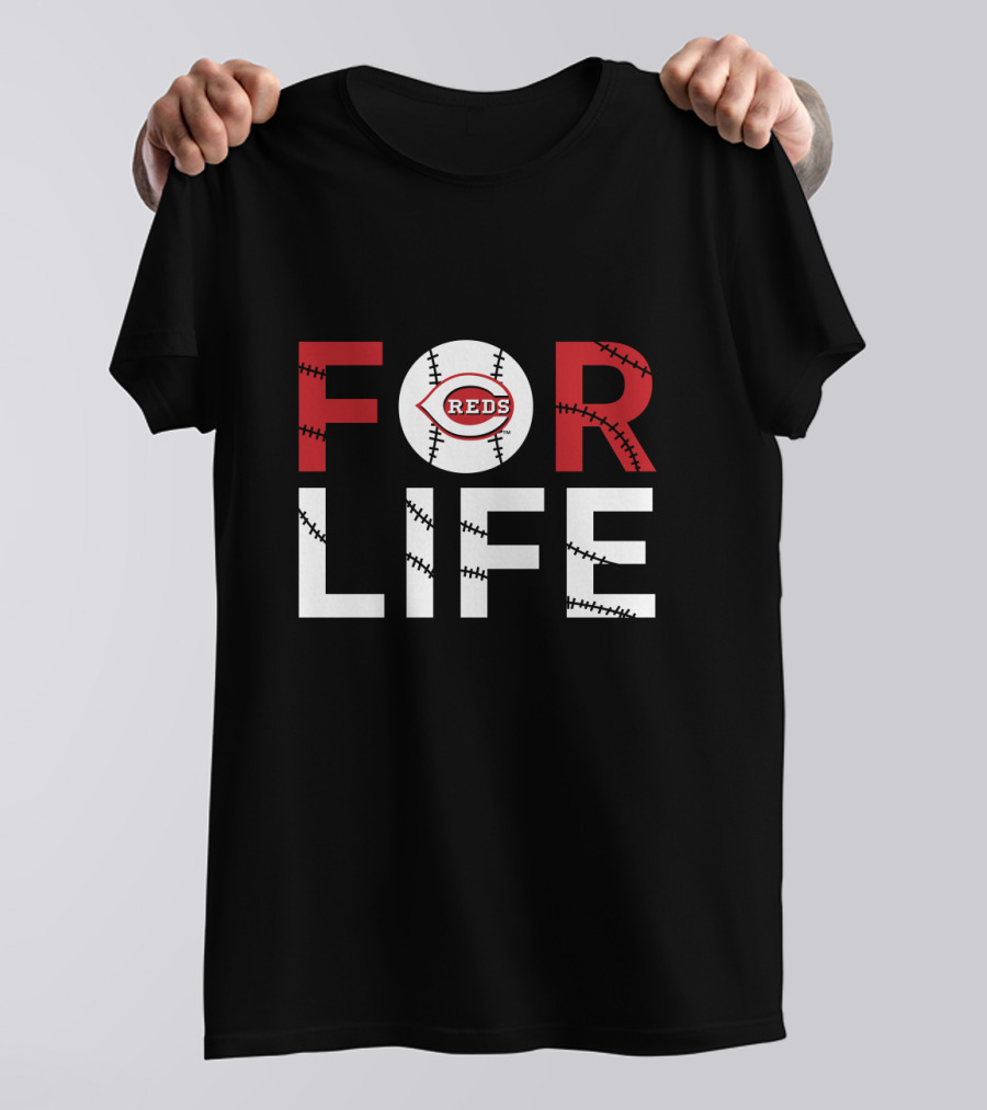 Cincinnati Reds Baseball Passion Forever Fans For Life T-Shirt