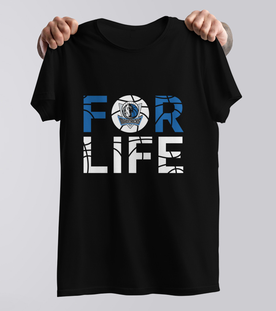 Dallas Mavericks For Life Basketball Fans T-Shirt