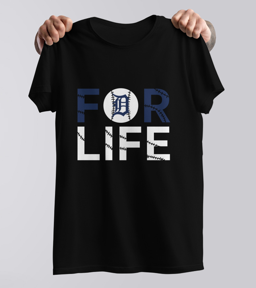 Detroit Tigers Baseball Fanatic For Life T-Shirt