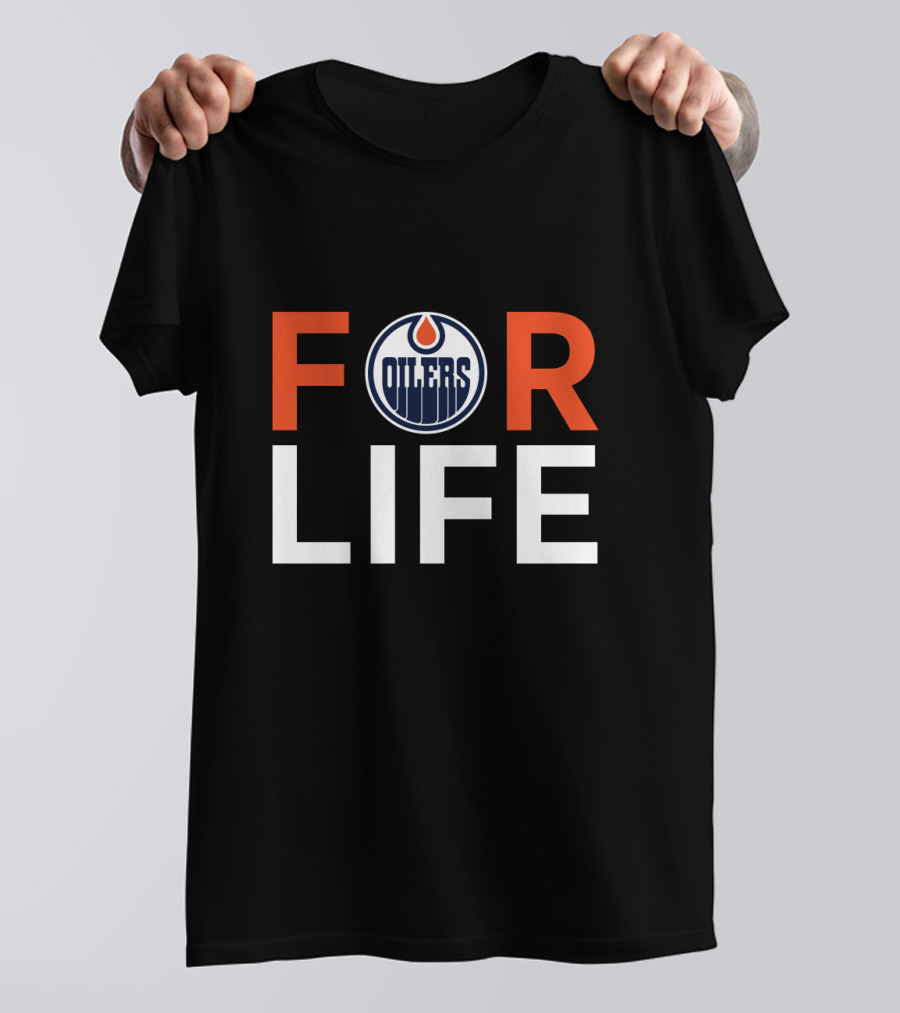 Edmonton Oilers Logo For Life Loyal Fans T-Shirt