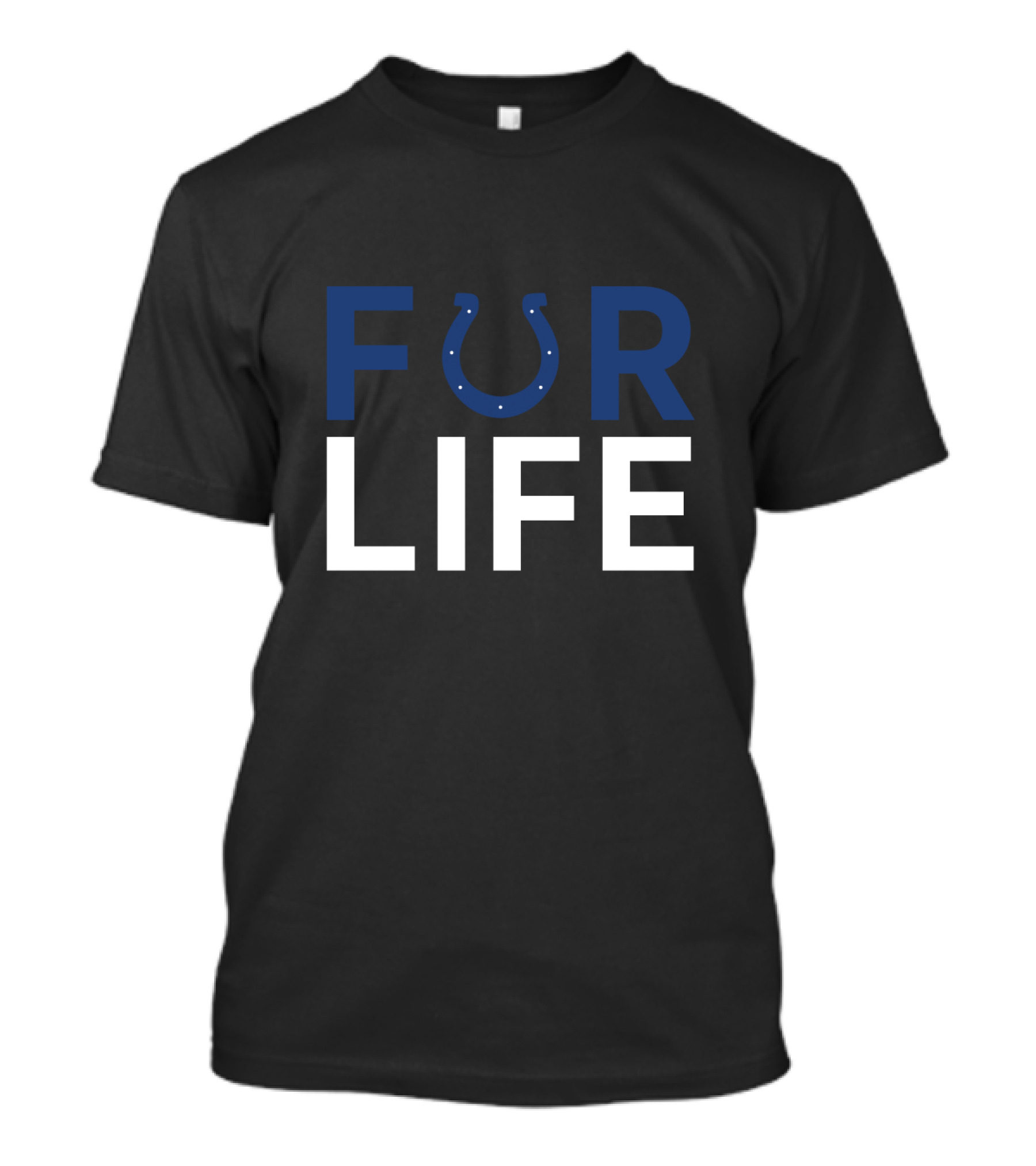 Fur Life Colts Fan Loyalty Indianapolis T-Shirt