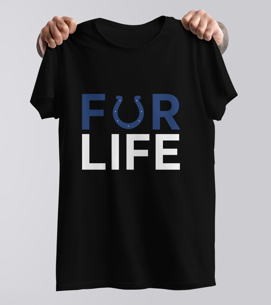 Fur Life Colts Fan Loyalty Indianapolis T-Shirt