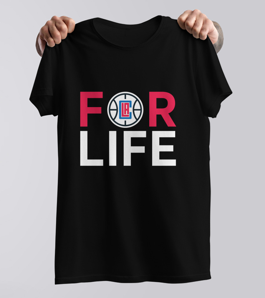 La Clippers Basketball For Life Fan Tribute T-Shirt