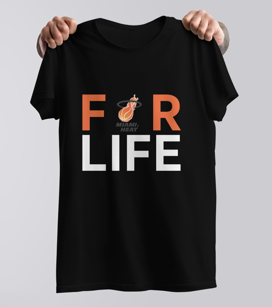 For Life Miami Heat Fans Iconic Basketball T-Shirt