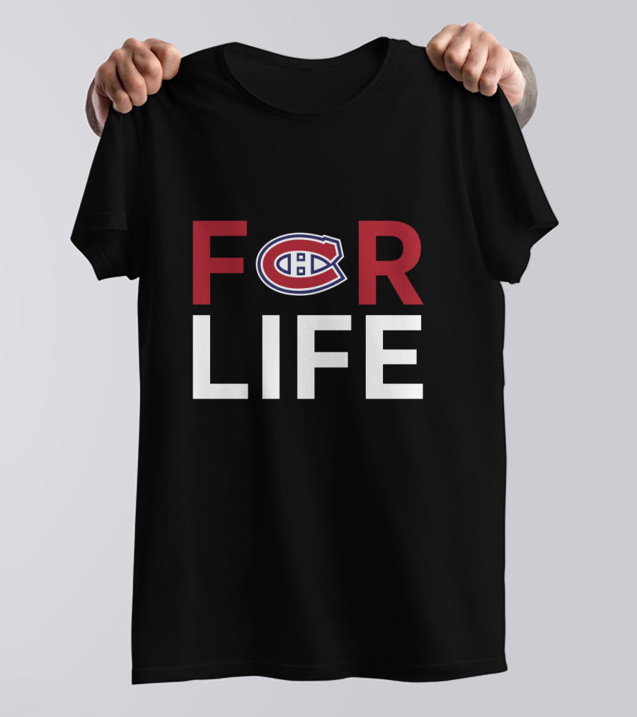 Montreal Canadiens Fans For Life With Iconic Team T-Shirt