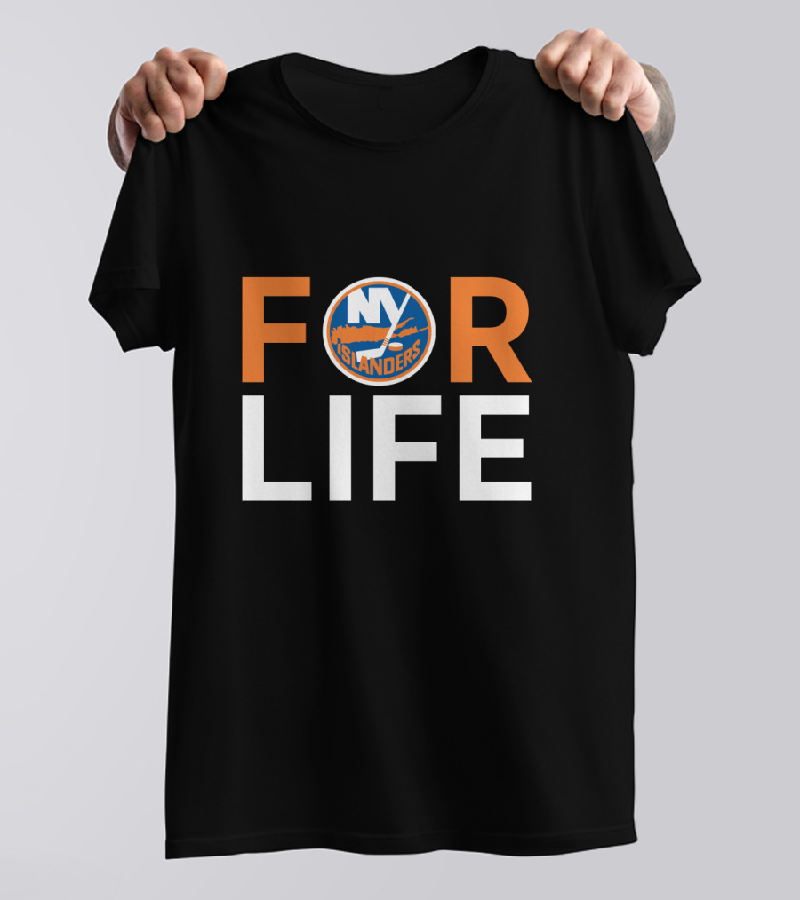 New York Islanders For Life Fan Loyalty T-Shirt