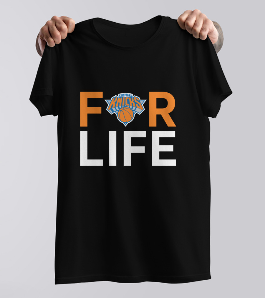 New York Knicks For Life Fan Loyalty T-Shirt