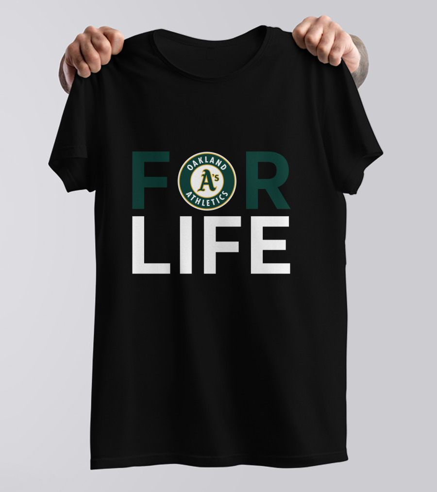 Oakland Athletics A's Logo For Life Commitment T-Shirt