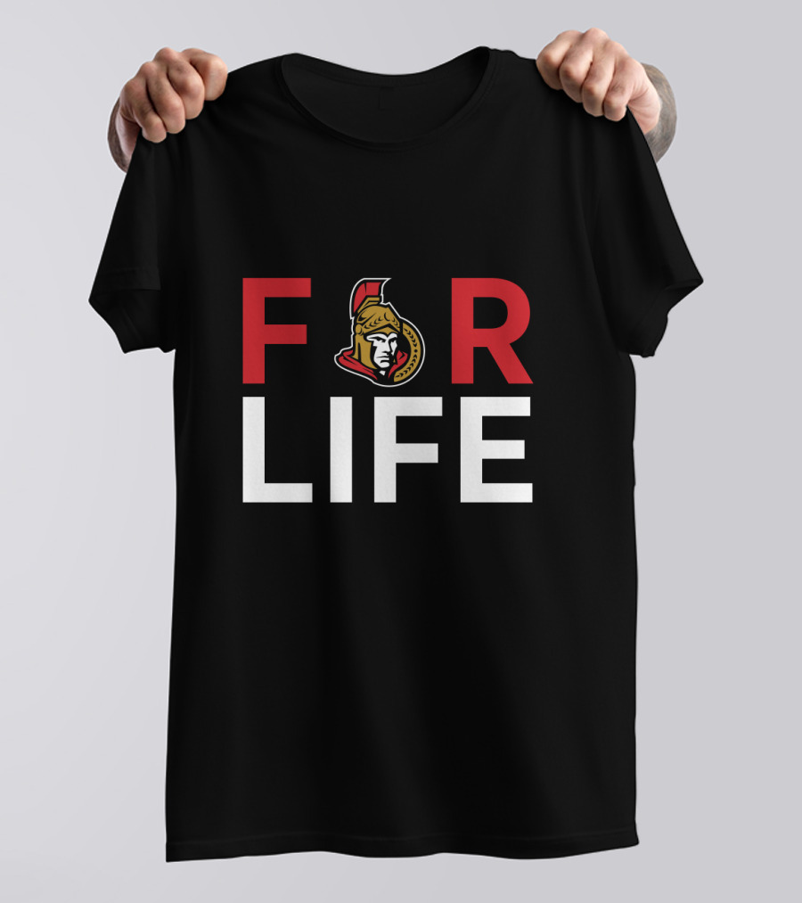 Ottawa Senators For Life Fan Pride Senators T-Shirt