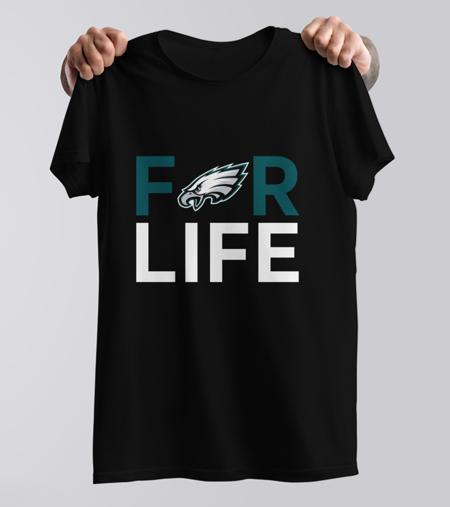 For Life Philadelphia Eagles Fans Nfl Team Pride T-Shirt