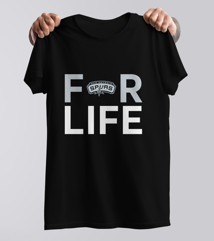 San Antonio Spurs For Life Fan Statement T-Shirt