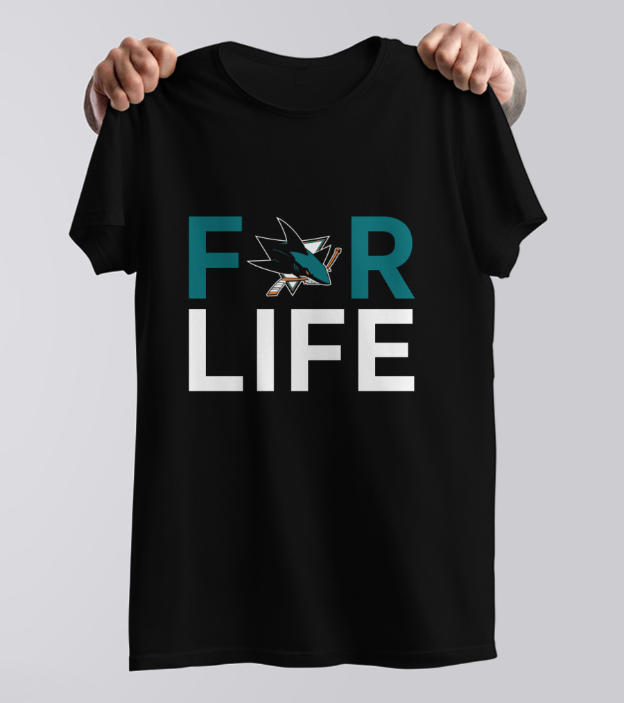 San Jose Sharks For Life Fan Expression T-Shirt