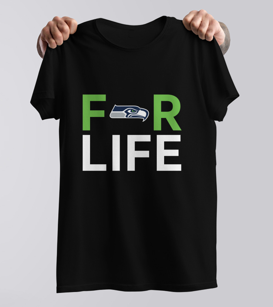 For Life Seahawks Fan Loyalty Nfl Team Spirit T-Shirt