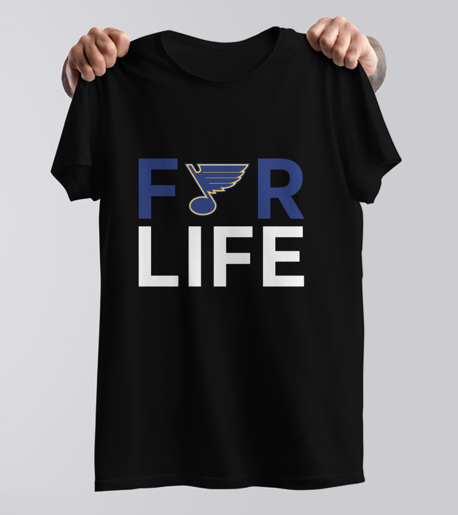 St. Louis Blues Iconic Hockey Symbol For Life Loyal Fans T-Shirt