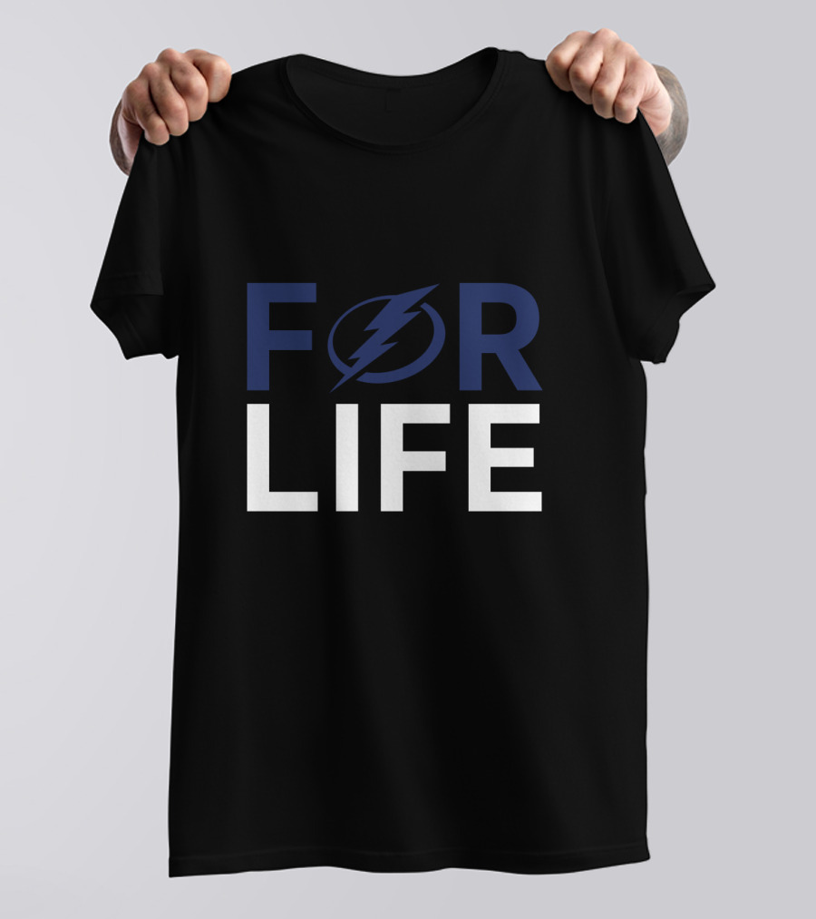 For Life Tampa Bay Lightning Enthusiasts T-Shirt