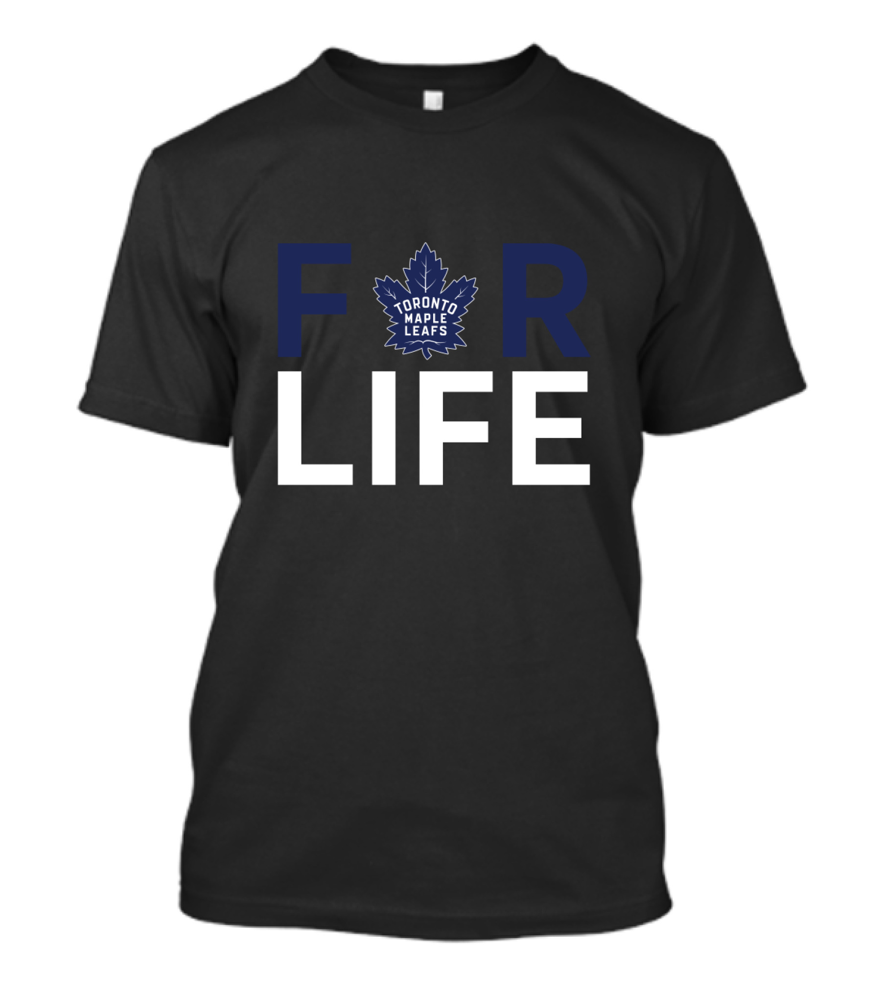 Toronto Maple Leafs Logo Centralized In Bold For Life T-Shirt