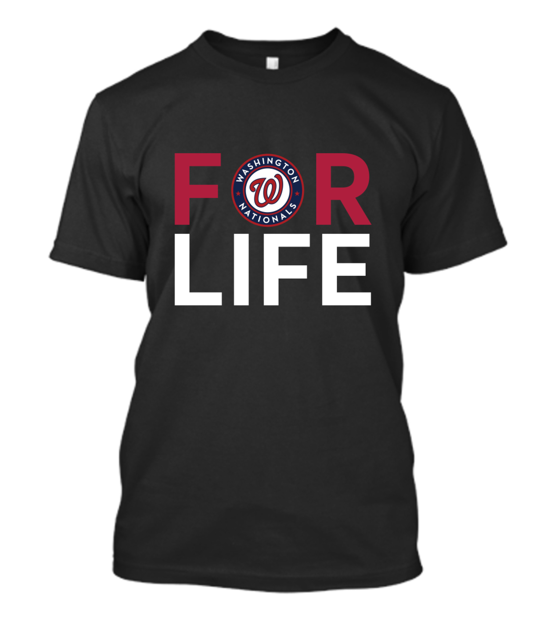 Washington Nationals For Life Fan Loyalty T-Shirt