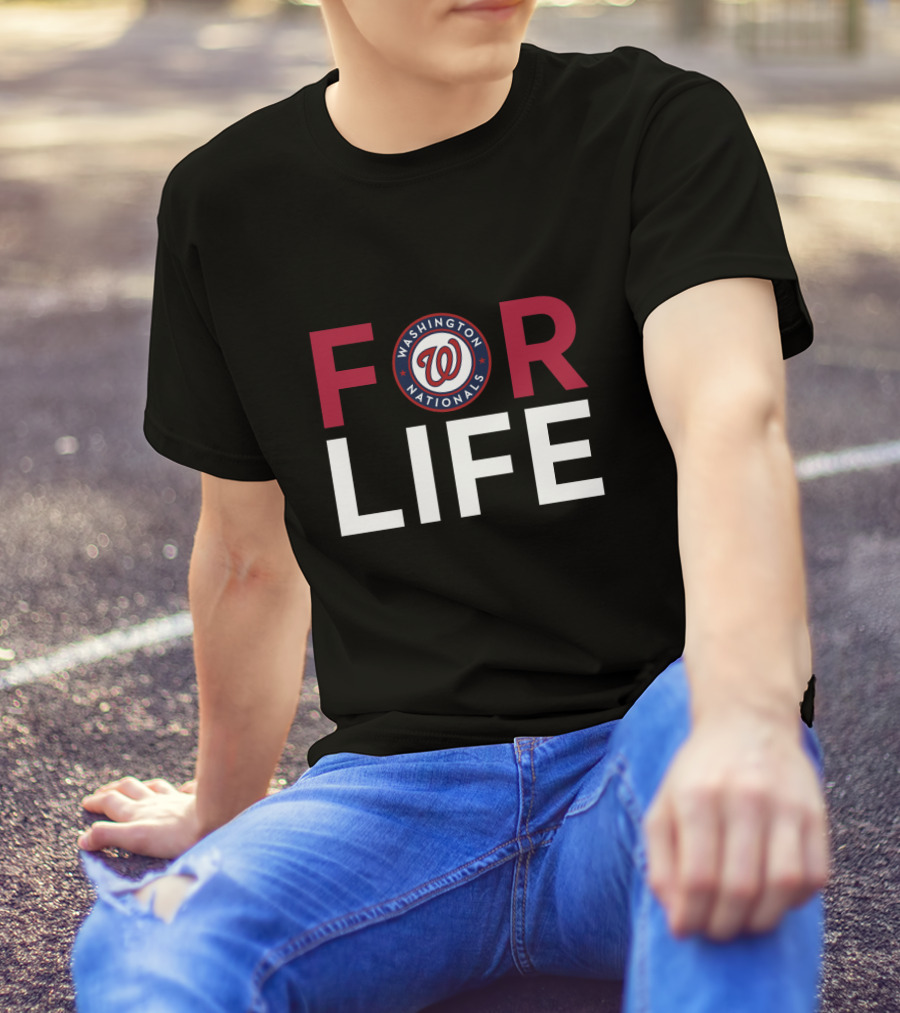 Washington Nationals For Life Fan Loyalty T-Shirt