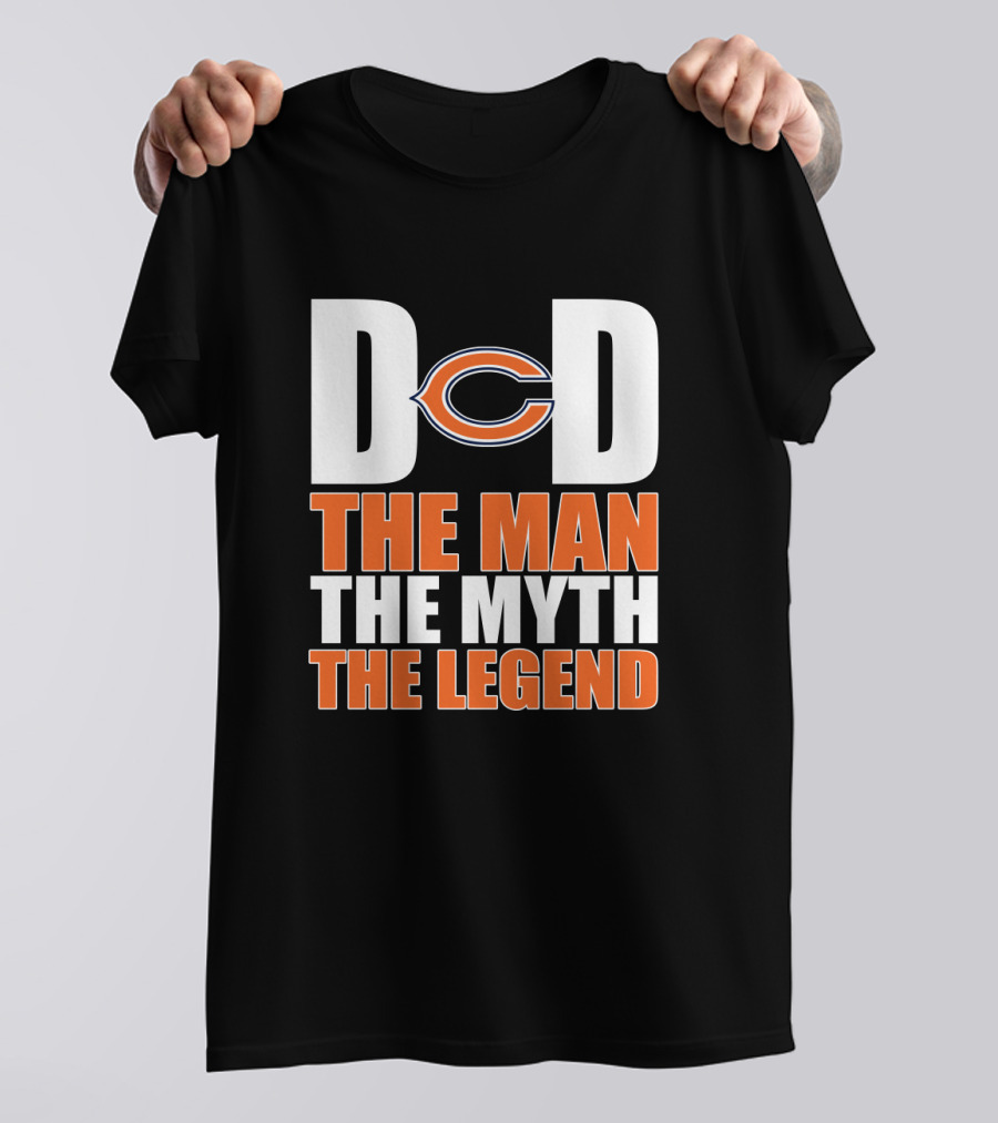 Chicago Bears Dad The Man The Myth The Legend T-Shirt