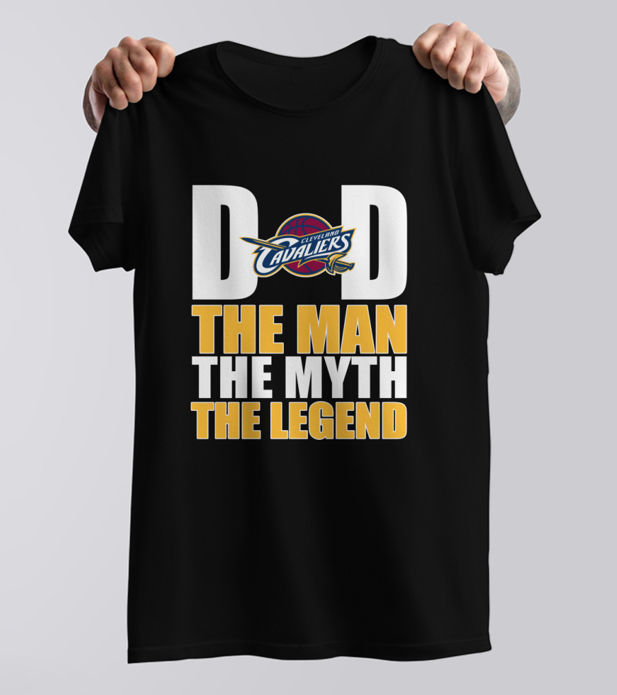 Cleveland Cavaliers Dad The Man The Myth The Legend Father's Day T-Shirt
