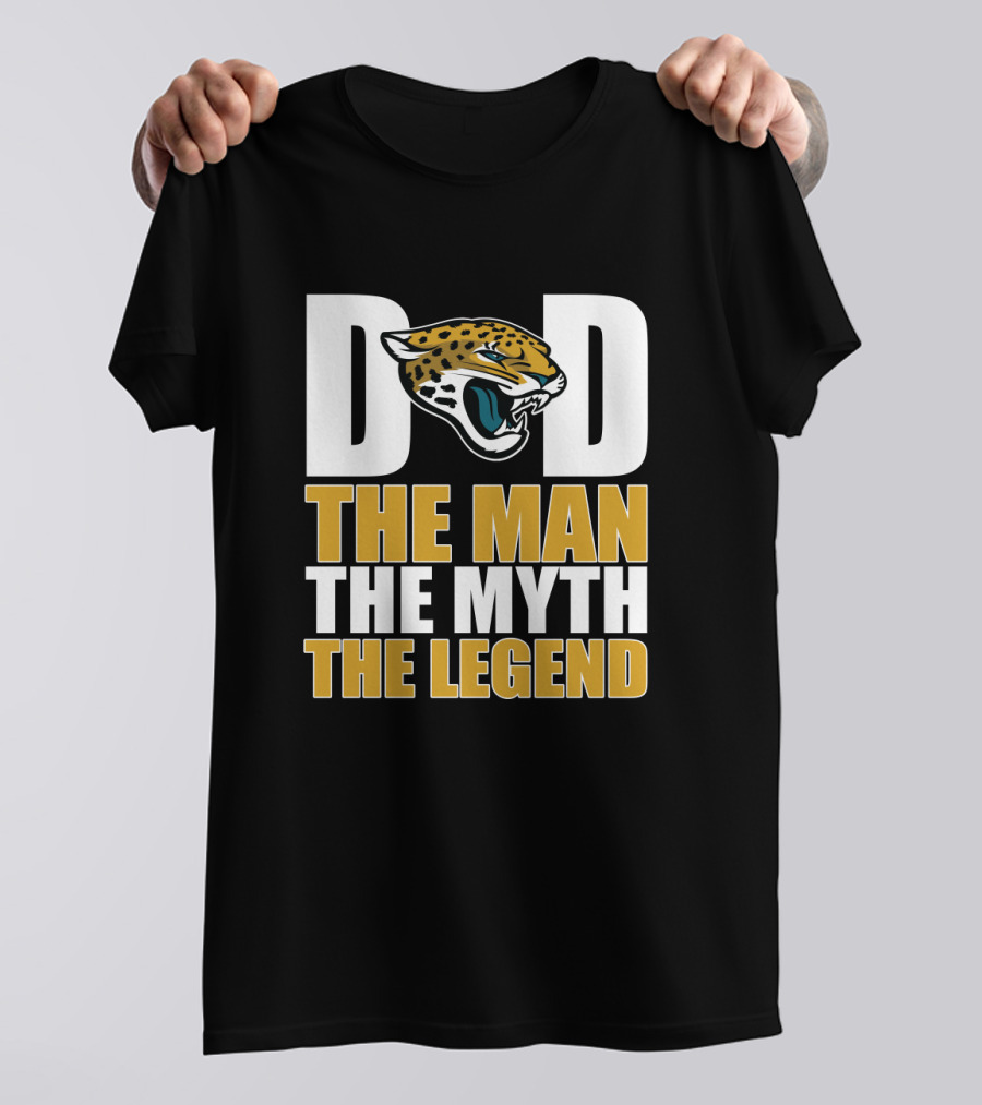 Jacksonville Jaguars Dad The Man The Myth The Legend Father's Day T-Shirt