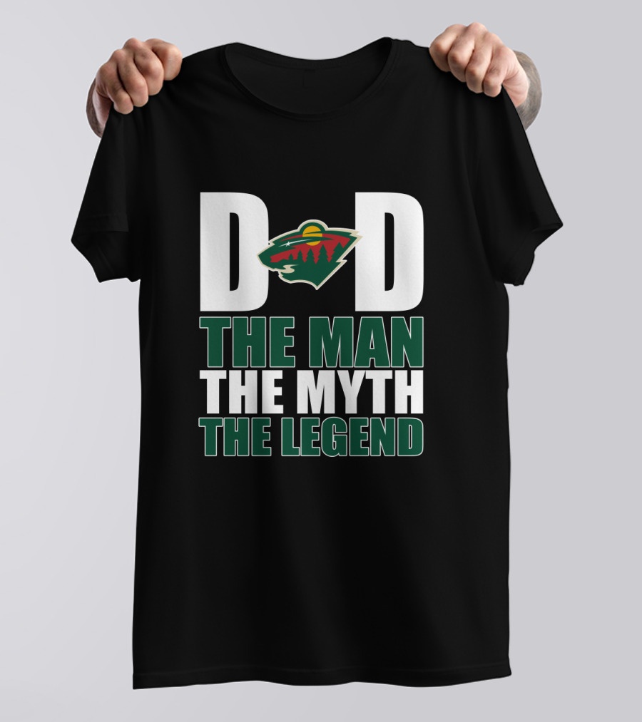 Minnesota Wild Dad The Man The Myth The Legend T-Shirt