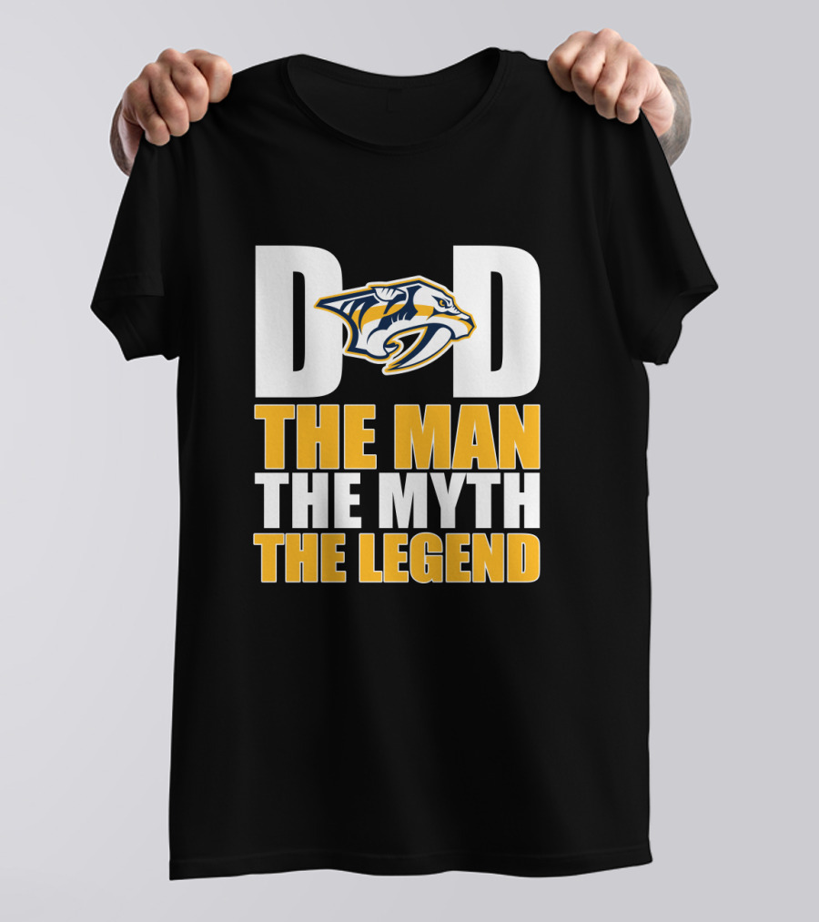 Nashville Predators Dad The Man The Myth The Legend T-Shirt