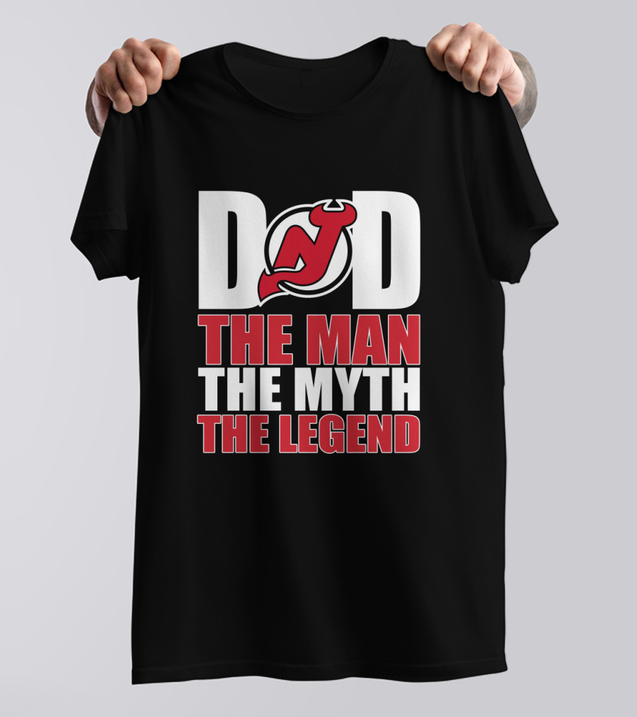 New Jersey Devils Dad The Man The Myth The Legend T-Shirt
