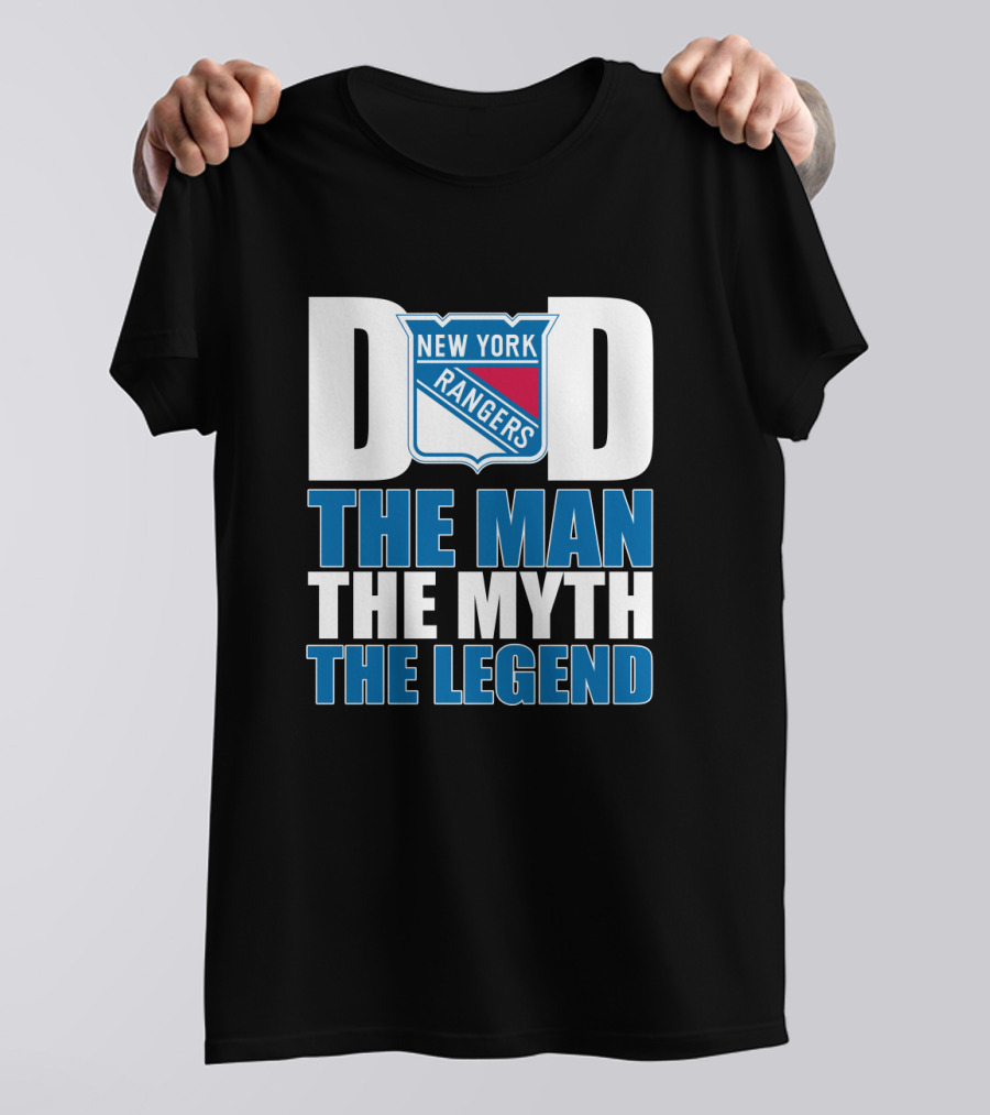 New York Rangers Dad The Man The Myth The Legend T-Shirt