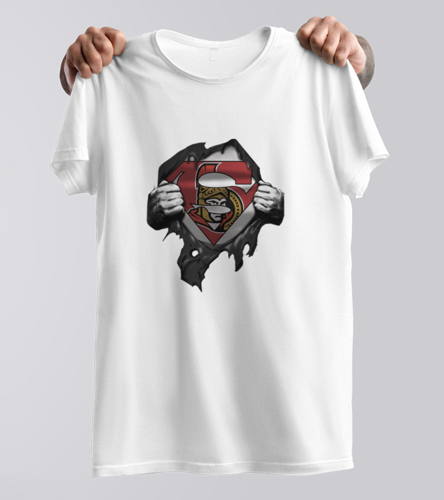 Ottawa Senators Superhero Conceptual Design For Fans T-Shirt