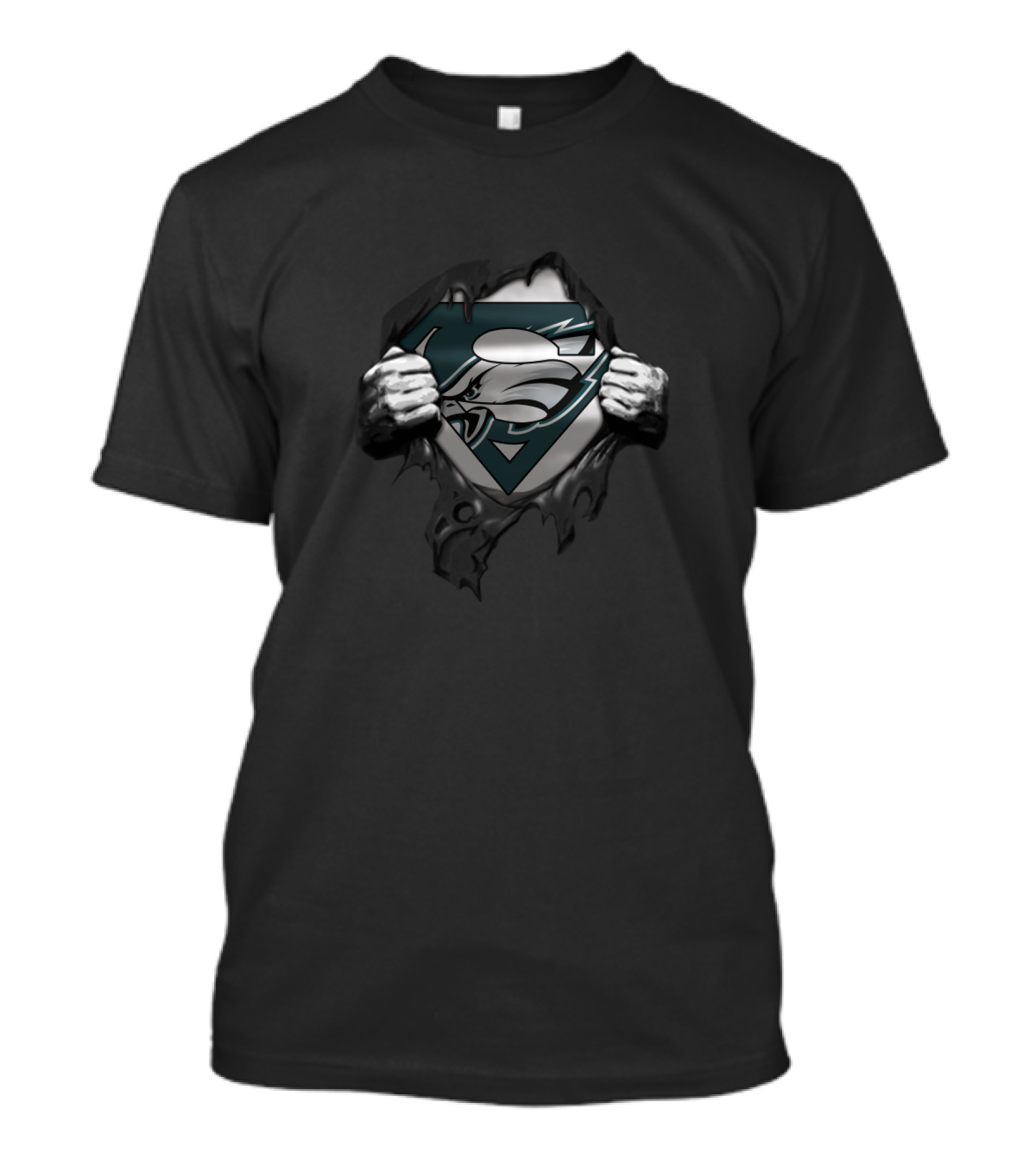 Eagles Superman Logo Fusion Philadelphia Fans Unity T-Shirt