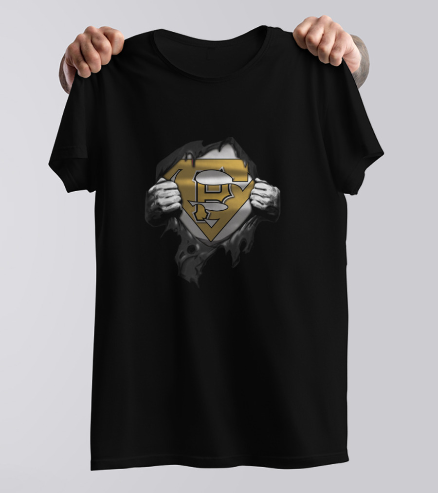 Pittsburgh Pirates Superman Logo Fan Fusion Redefined T-Shirt