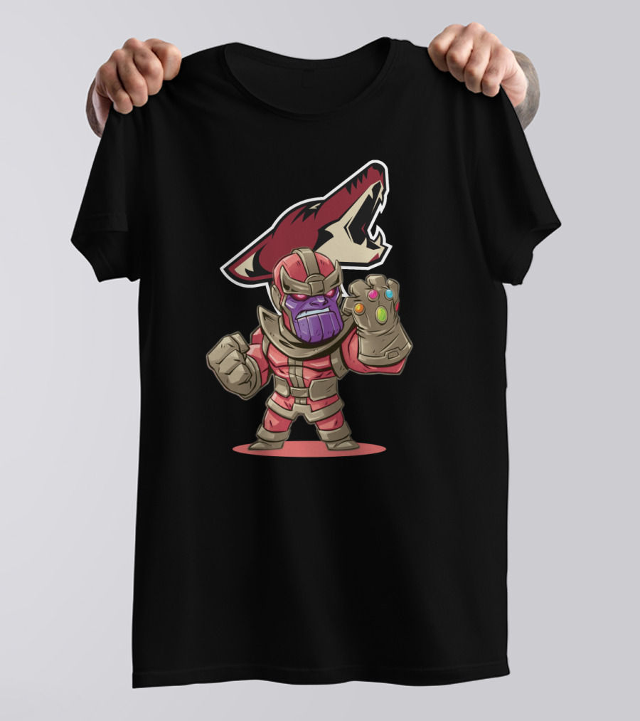Arizona Coyotes Fans Marvel Thanos Mashup T-Shirt