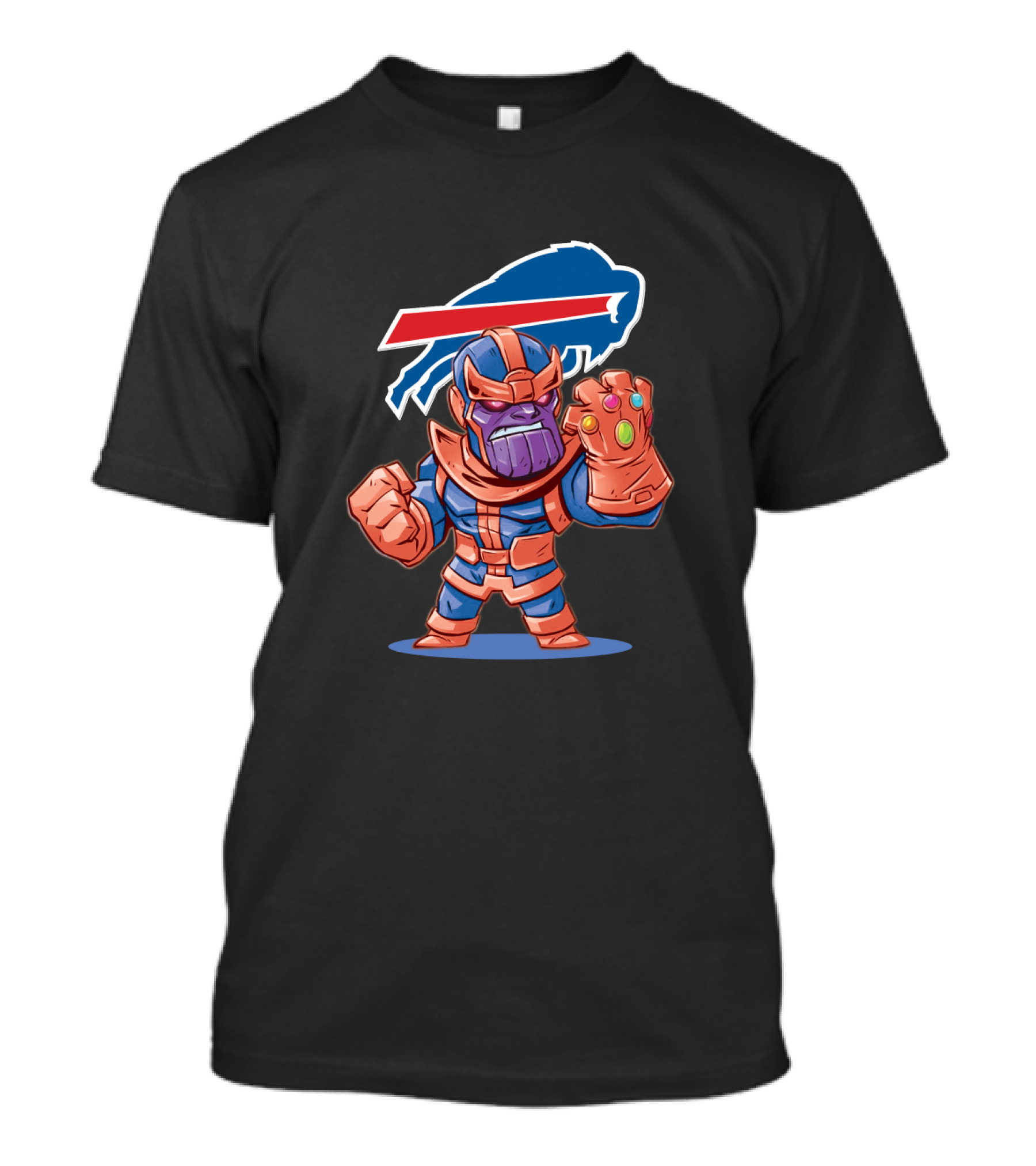 Thanos Buffalo Bills Fans Football Superhero Mashup T-Shirt