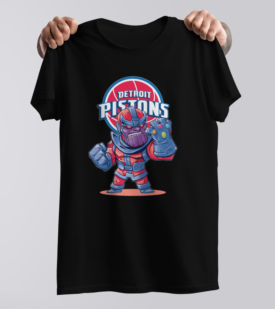 Thanos Detroit Pistons Basketball Crossover Fans T-Shirt
