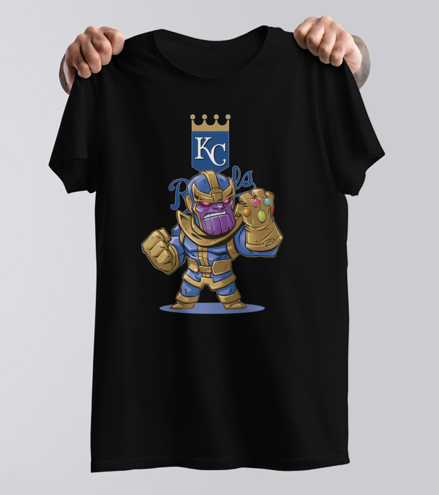 Kansas City Royals Thanos Infinity Gauntlet Fans T-Shirt