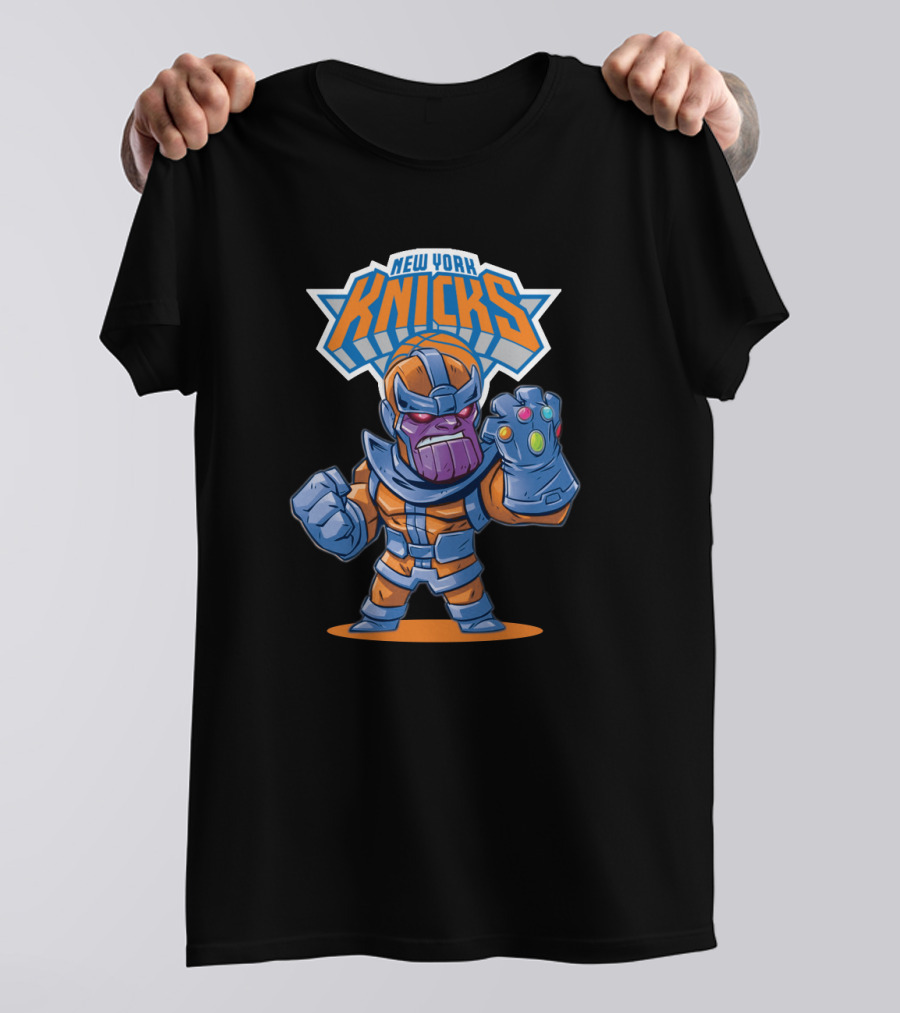 Thanos New York Knicks Nba Mashup T-Shirt