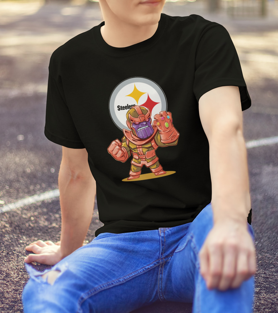 Thanos Steelers Superfan Fusion T-Shirt