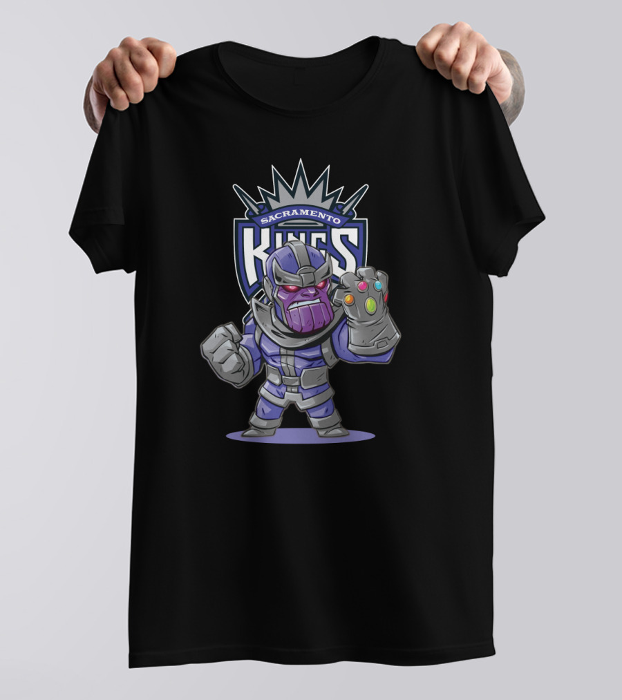 Thanos Sacramento Kings Crossover T-Shirt