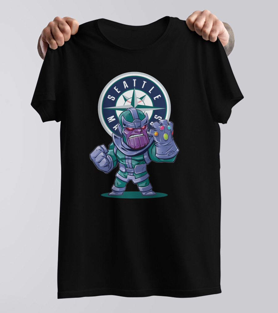 Seattle Mariners Fans Meet Iconic Thanos Character Crossover T-Shirt