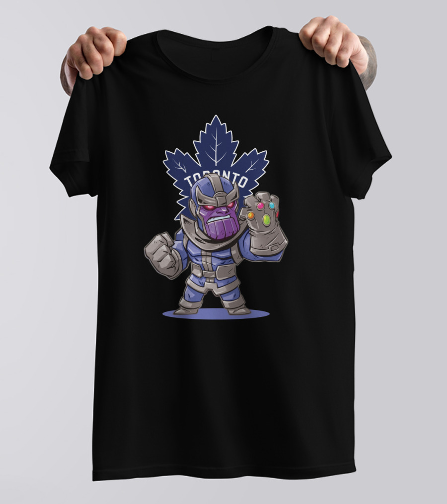 Toronto Maple Leafs Thanos Character Crossover Fan T-Shirt