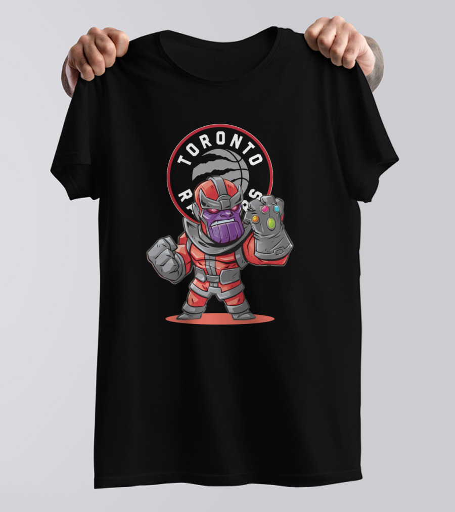 Toronto Raptors Thanos Infinity Gauntlet Crossover T-Shirt