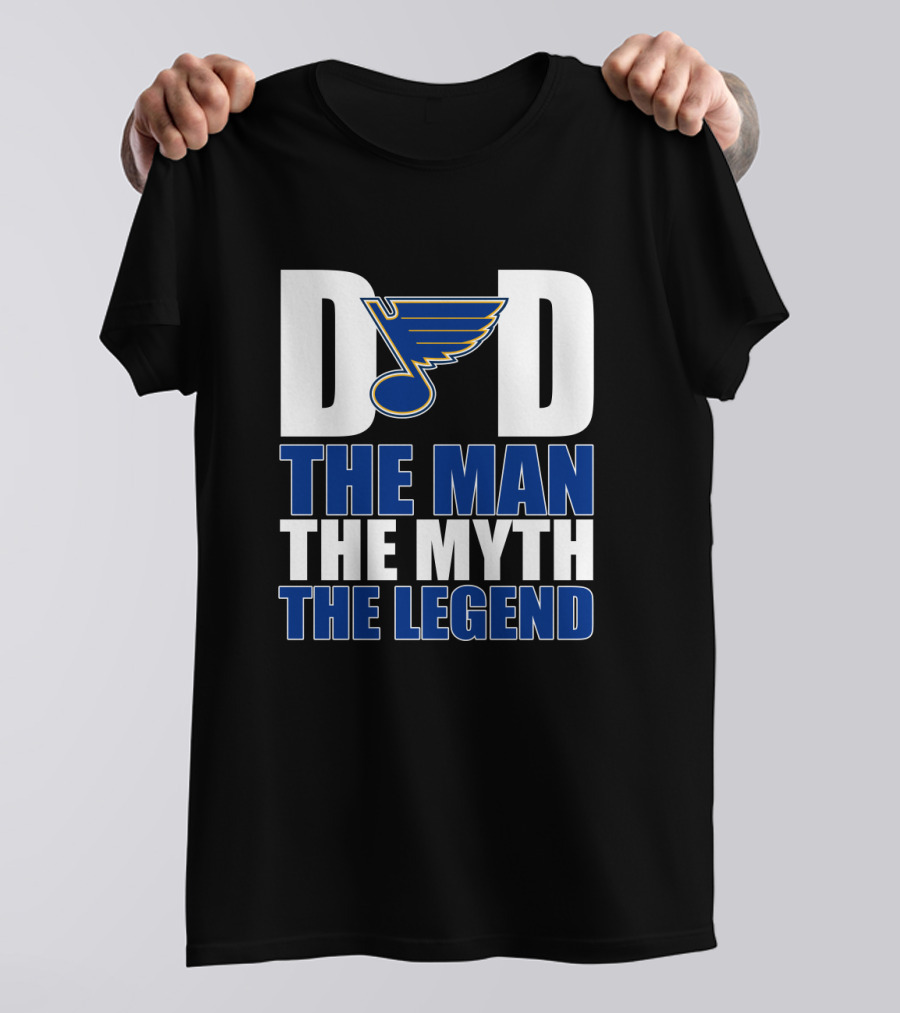 Dad St. Louis Blues The Man The Myth The Legend T-Shirt