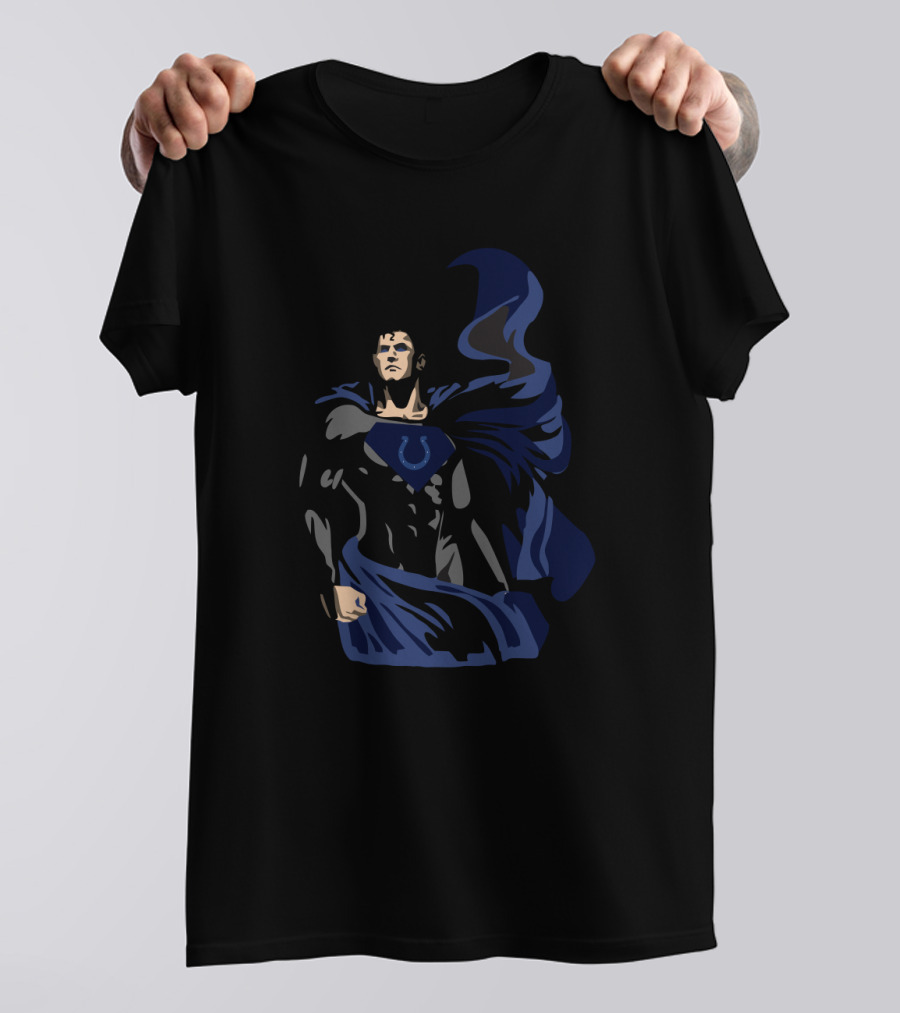 Superman Indianapolis Colts Fans Hero T-Shirt