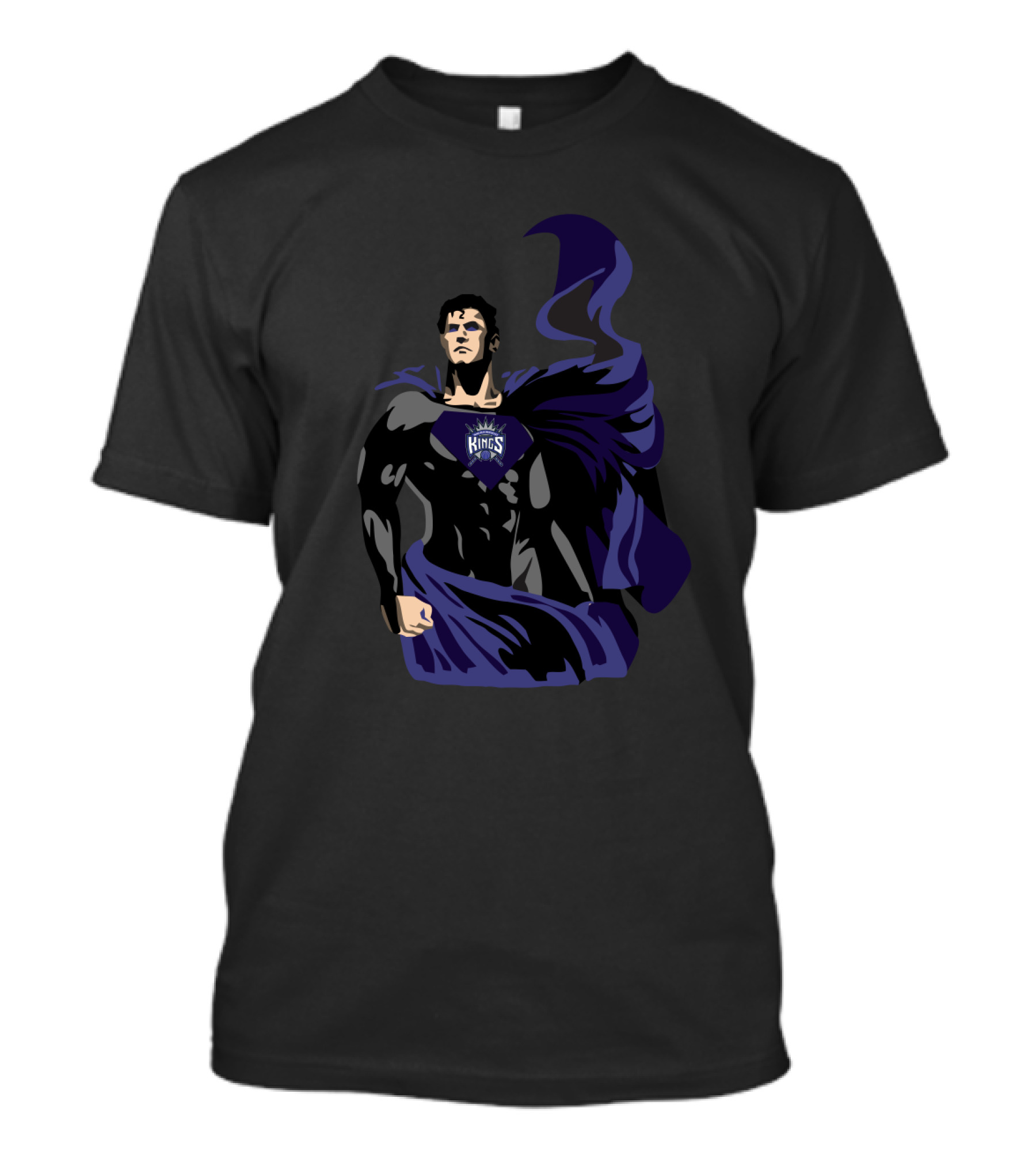 Superman Logo Sacramento Kings Fans Heroic Symbol T-Shirt