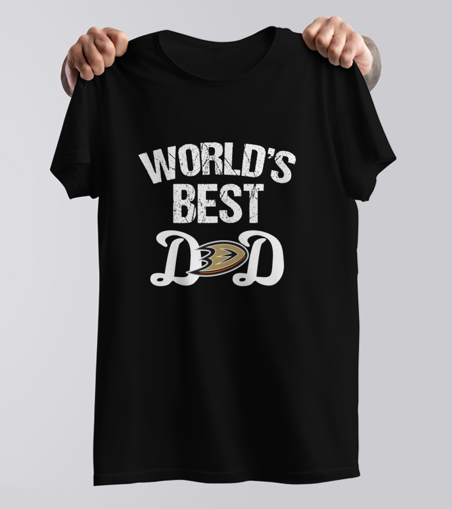World's Best Dad Anaheim Ducks Fan T-Shirt